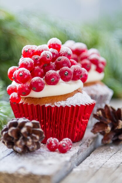 Christmas cupcake