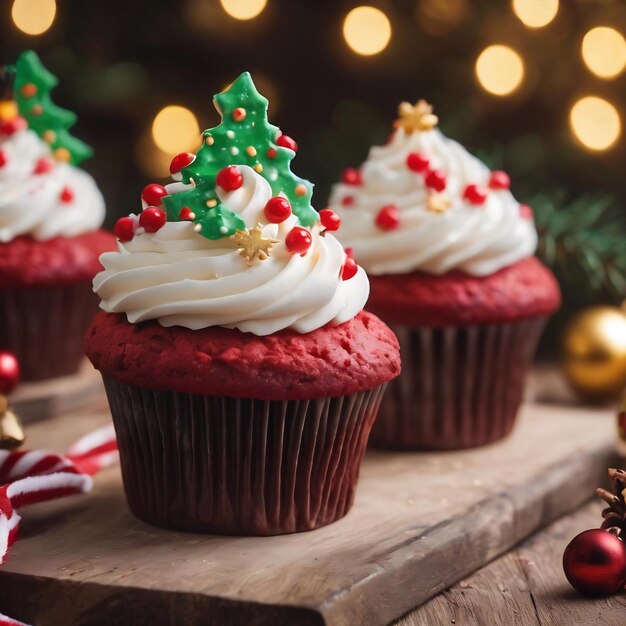 Photo christmas cupcakes