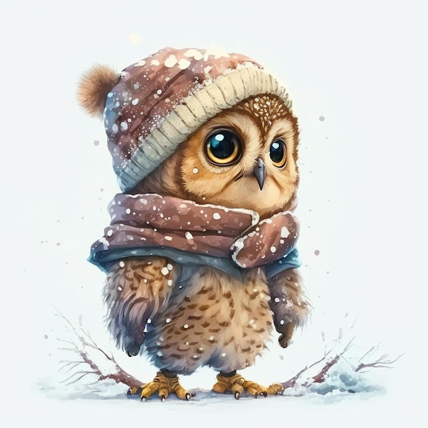 Christmas Cute Owl