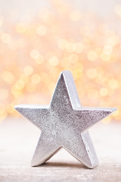 Christmas decor closeup on a white background. Isolated - Image