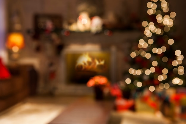 Photo christmas decoration background