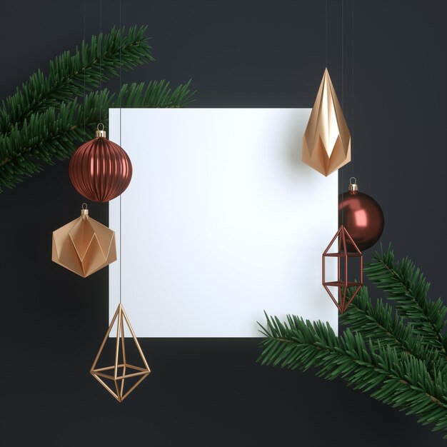 Christmas decoration composition