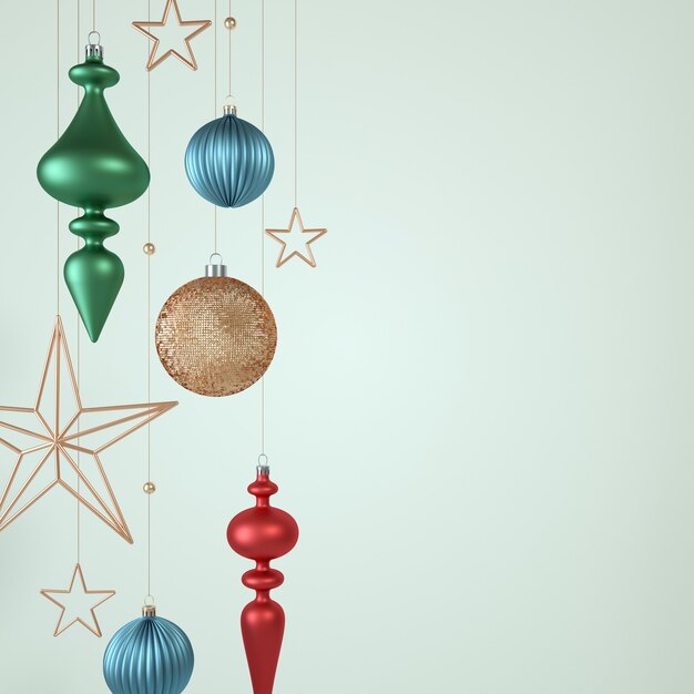 Christmas decoration composition