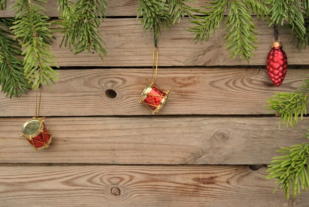 クリスマスと装飾の概念 - クローズアップのクリスマスの装飾