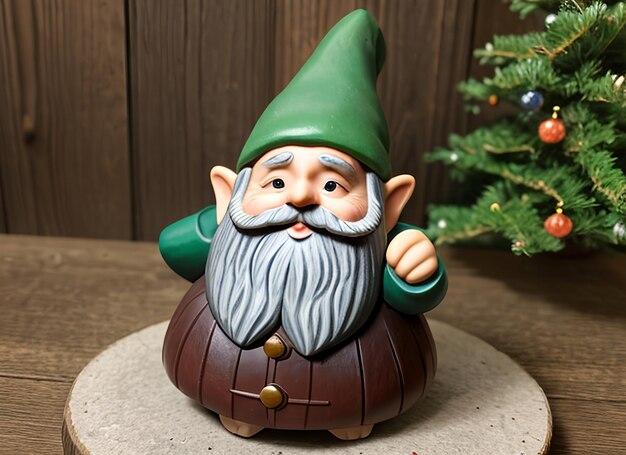 Photo christmas decoration santa claus