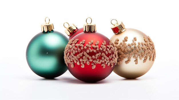 Christmas Decoration on White Background