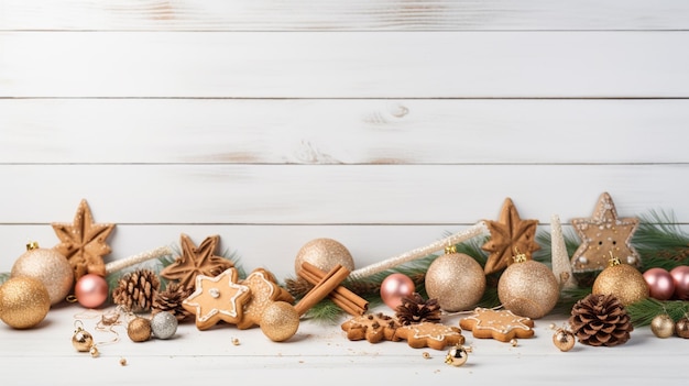 上部に星が付いたクリスマスの飾り