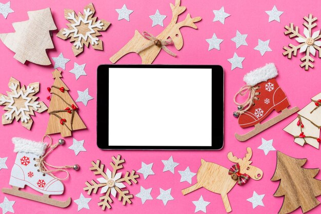 christmas decorations happy new year concept