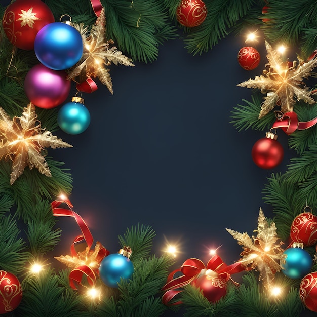 Premium AI Image | Christmas Decorative Backgrounds