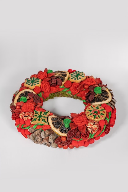 クリスマスの装飾的な花輪