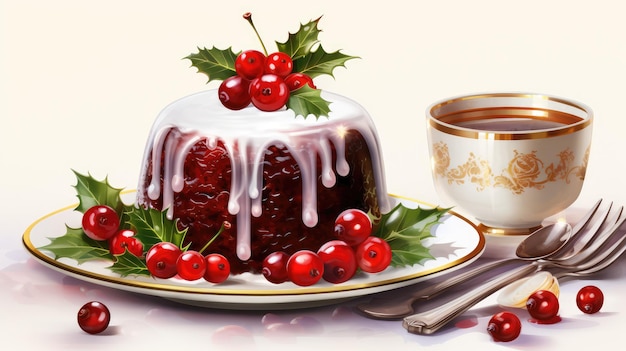 christmas dessert image delicious christmas desserts HD 8K wallpaper Stock Photographic Image