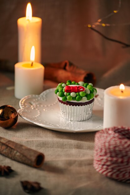 Christmas Dessert Snowman Cupcakes