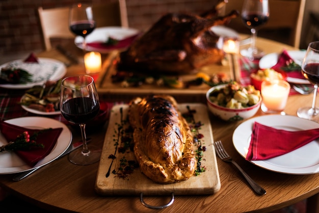 Foto cena di natale