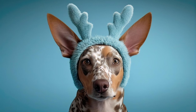 Рождественская собака Генеративный ИИ