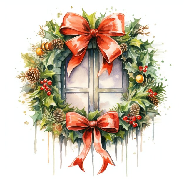 Christmas door wreath