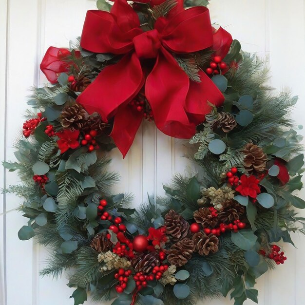 Christmas door wreath