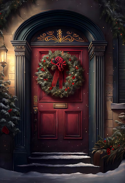 Christmas door