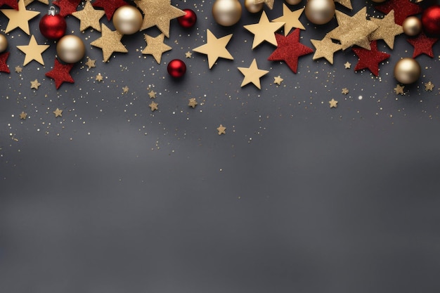 Christmas element background with copy space