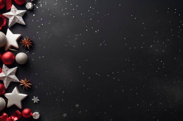 Christmas element background with copy space