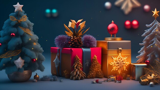 Christmas element background