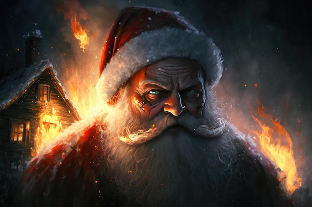 christmas fantasy character santa claus