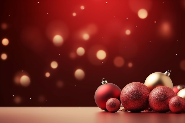 Photo christmas festive background blurred christmas background festive christmas multicolor bokeh background