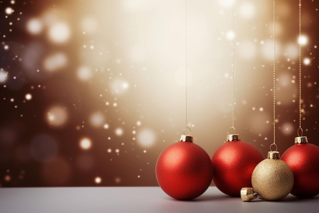 Photo christmas festive background blurred christmas background festive christmas multicolor bokeh background