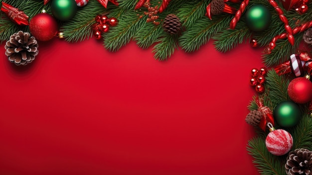 Christmas fir branch background