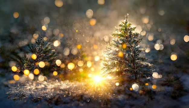 クリスマスのモミの木の装飾