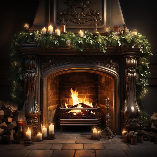 Christmas Fireplace