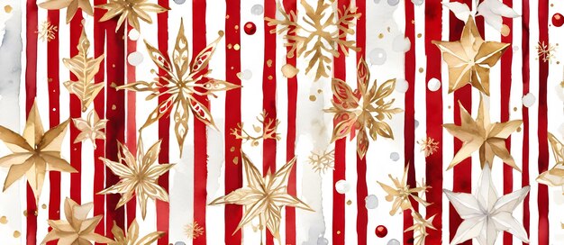 Foto fiori di natale acquerello sfondi banner progettazione grafica xmas holiday gift card template opere artistiche digitali per decorazioni di siti web o il tuo print on demand business generato da ai