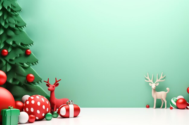 Christmas frame background Illustration