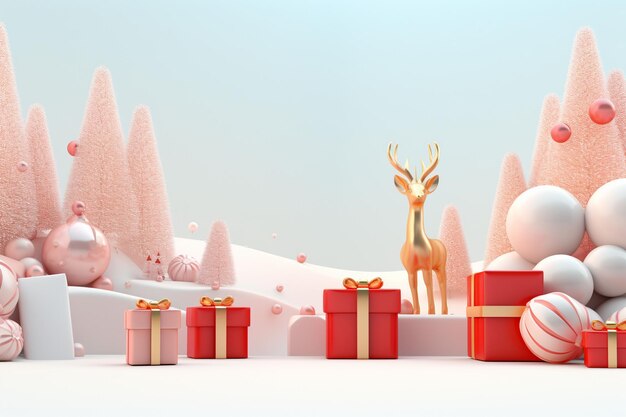 Christmas frame background Illustration