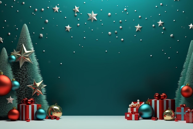 Christmas frame background Illustration
