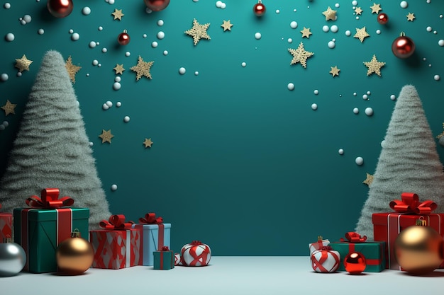 Christmas frame background Illustration