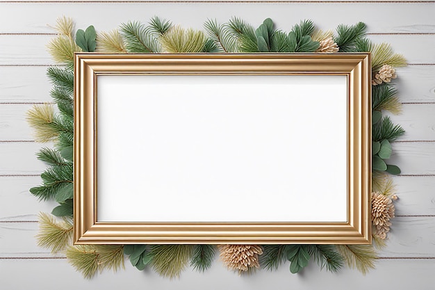 Christmas frame New year frame Abstract Christmas and new year frame background or border