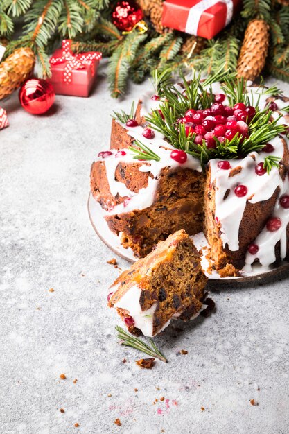 Christmas fruit cake, Pudding ,Baking