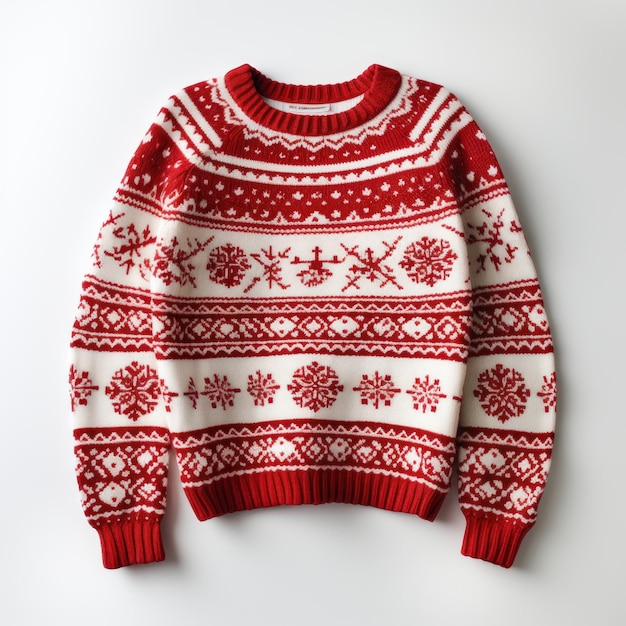 christmas funny sweater isolated