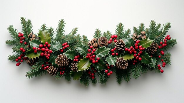 Christmas garland HD 8K wallpaper Stock Photographic