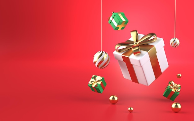 Christmas Gift 3D Render