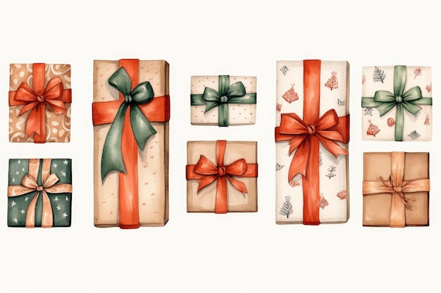 Christmas Gift Box Generative AI