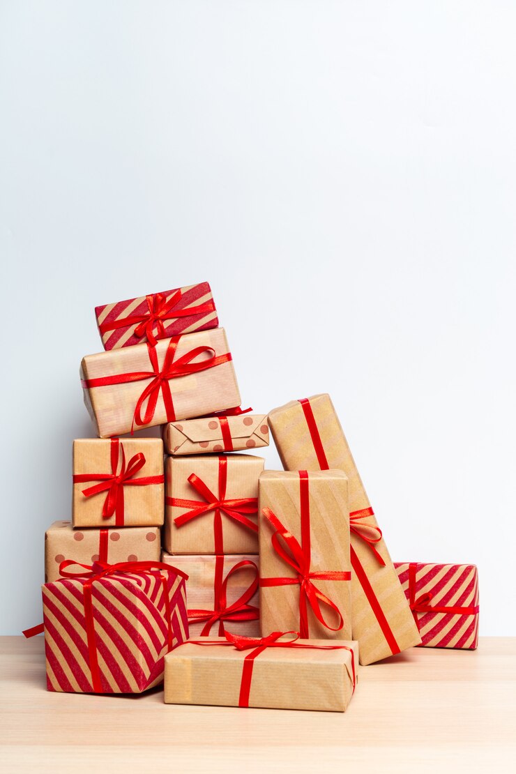 Photo タブレットのクリスマスギフトボックス