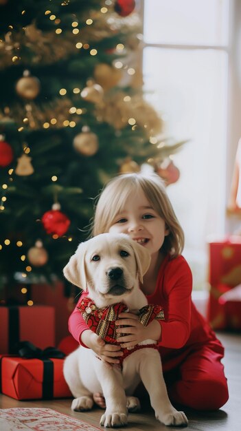 Photo christmas gift labrador retriever