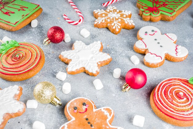 Christmas gingerbread cookies 