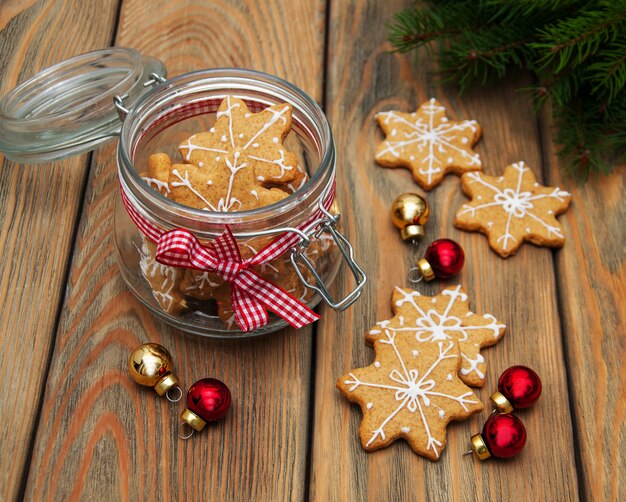 Christmas gingerbread cookies