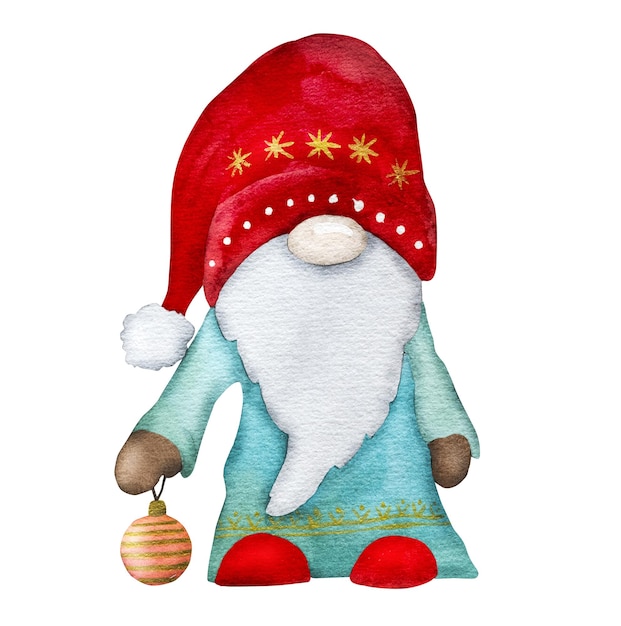 Christmas gnome Santa helper