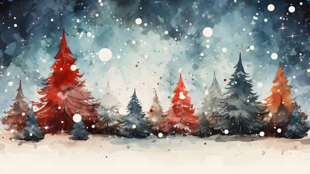 Photo christmas graffiti painting background wallpaper banner