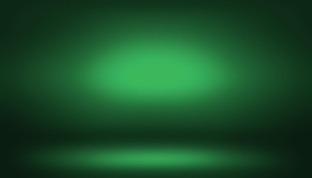 Christmas green soft blurred gradient abstract studio room banner mock up background wallpaper card