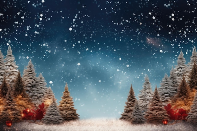 Christmas or Happy New Year background Generative AI