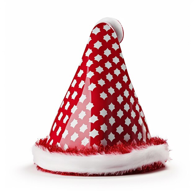 Christmas Hat Isolated on Clear Background